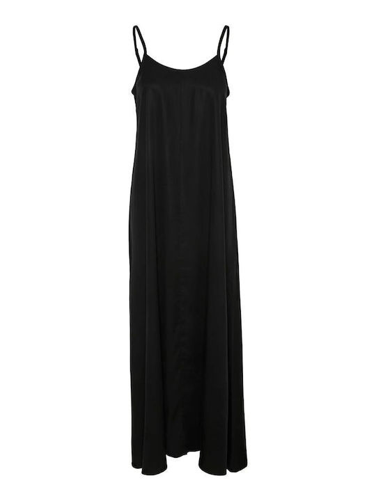 Summer Maxi Dress Black Denim