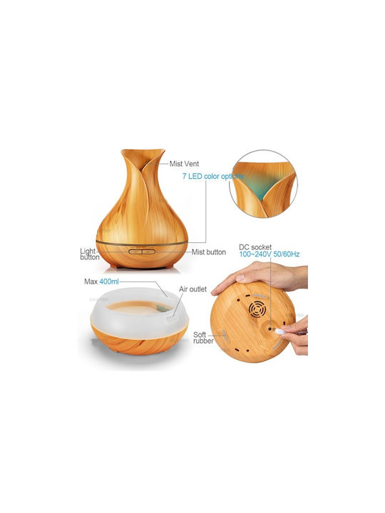 Andowl Led Aromatherapy Device Brown K-H6BS