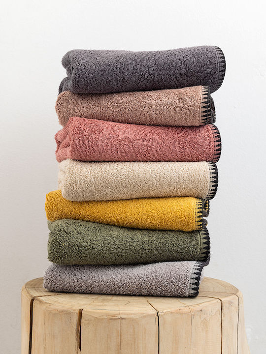 Palamaiki Hand Towel Brooklyn 30x50cm. Taupe Weight 500gr/m²