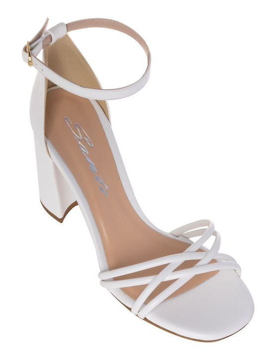 Sandalen Weiß