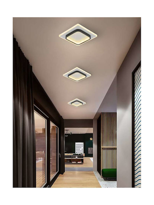Atman Caen Ceiling Mount Light 32.5cm White with Integrated LED