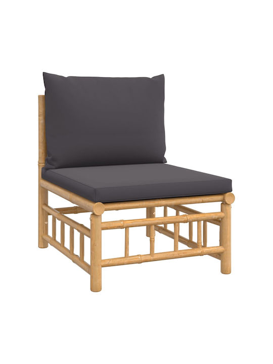 Baumsessel-Sofa Außenbereich Bamboo mit Kissen 170x69x65cm