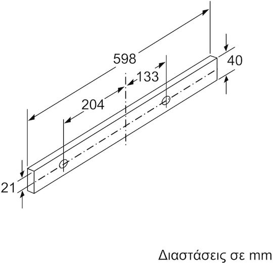 Neff Sliding Vent Hood 60cm Inox