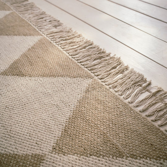 Gofis Home Sarah 515 Καλοκαιρινό από Γιούτα με Κρόσια 70x140cm Μπεζ Gofis Home Sarah 515 Καλοκαιρινό από Γιούτα με Κρόσια 70x140cm Μπεζ
