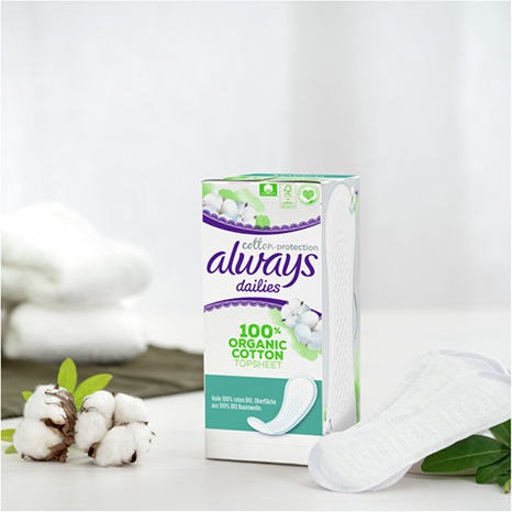 Always Dailies Cotton Protection Normal Daily Liners for Normal Flow 2 Drop 38pcs