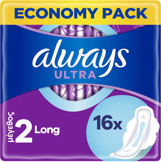 Always Ultra Long Instantdry Absorbante cu aripi Mărime 2 8 buc & 8 buc