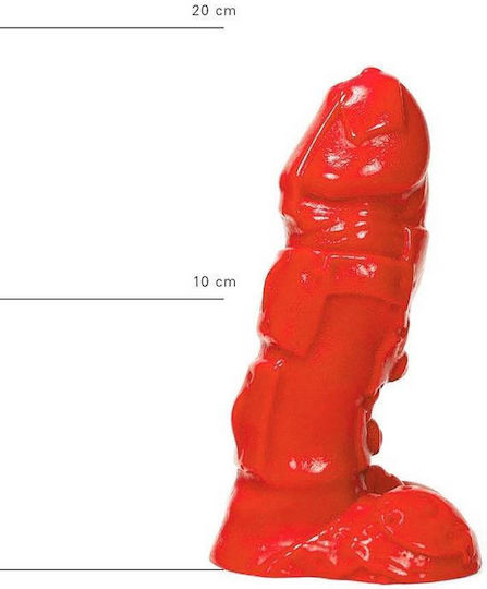 All Red Dagger Analdildo Rot