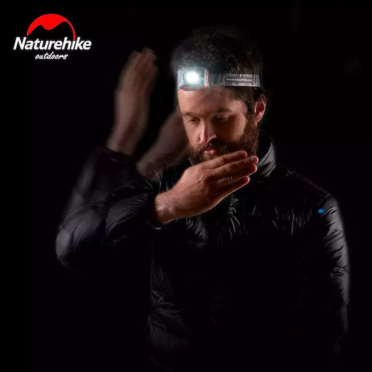 Naturehike Επαναφορτιζόμενος Φακός Κεφαλής LED IPX4 με Μέγιστη Φωτεινότητα 140lm