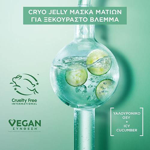 Garnier Skin Naturals Hyaluronic Cryo Jelly Eyes Revitalization / Moisturizing Mask 2pcs