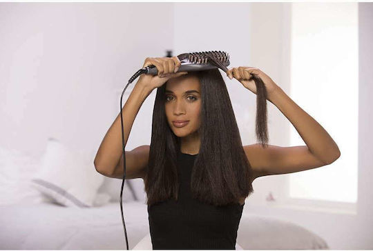 Remington Straight Brush Keratin Protect Κεραμική Ηλεκτρική Βούρτσα με Αέρα για Ίσιωμα