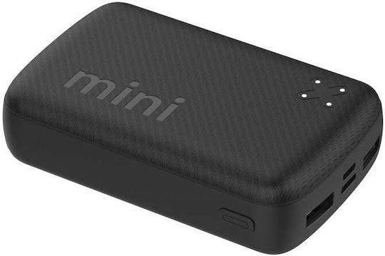 GoGEN PB100009 Power Bank 10000mAh με 2 Θύρες USB-A Μαύρο