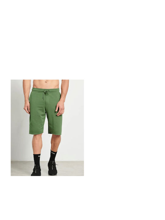 BodyTalk Men's Sports Monochrome Shorts Green