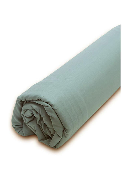 Sunshine Sheet for Single Bed with Elastic 100x200+20cm. Aqua