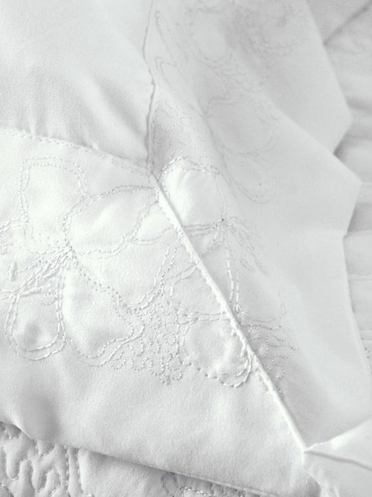 Rythmos Tabitha Νυφικό Σετ 7τμχ Λευκό 235x250cm