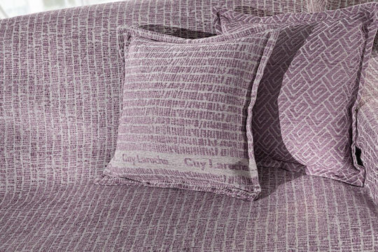 Guy Laroche Parfait Ριχτάρι Πολυθρόνας Δύο 'Οψεων Chenille 150x180εκ. Lilac