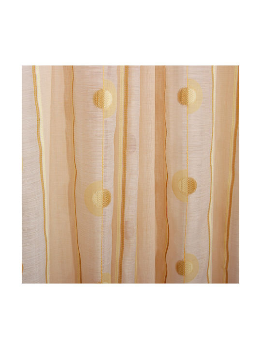Viopros Vorhang mit Bleistiftfalten Ecru 140x270cm