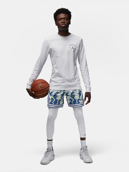 Jordan Dri-FIT Colan sport pentru bărbați Capri Alb