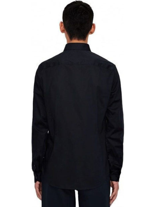 Armani Exchange Πουκάμισο Navy Μπλε