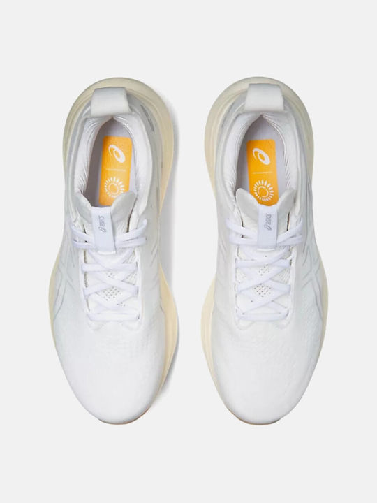 Gel-Nimbus 25 Sportschuhe Laufen Weiß