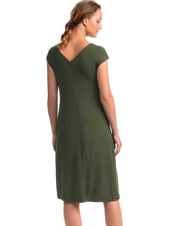Vamp Γυναικείο Μακρύ Φόρεμα Παραλίας Πράσινο