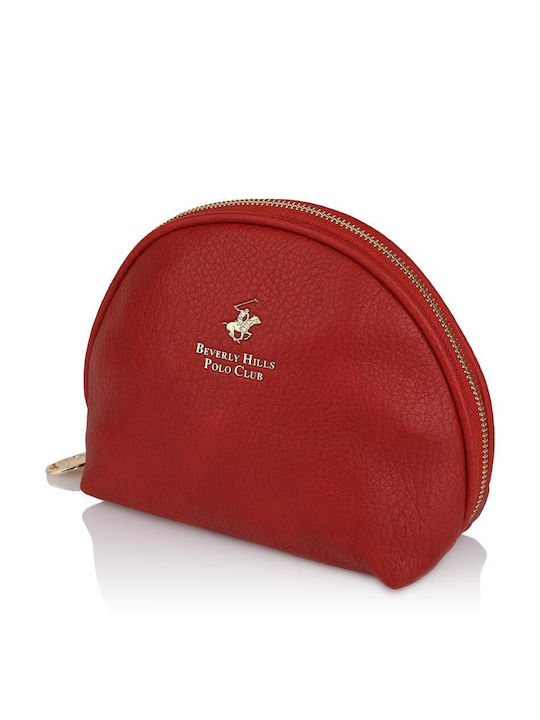 Beverly Hills Polo Club Toiletry Bag BH-2728 in Red color