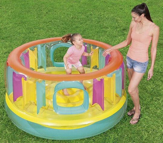 Bestway Saltea Gonflabilă BounceJam Cu Tobogan Gonflabil Pentru 3-6 Ani