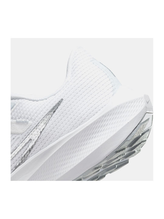 Air Zoom Pegasus 40 Sport Shoes Running White / Pure Platinum / Metallic Silver