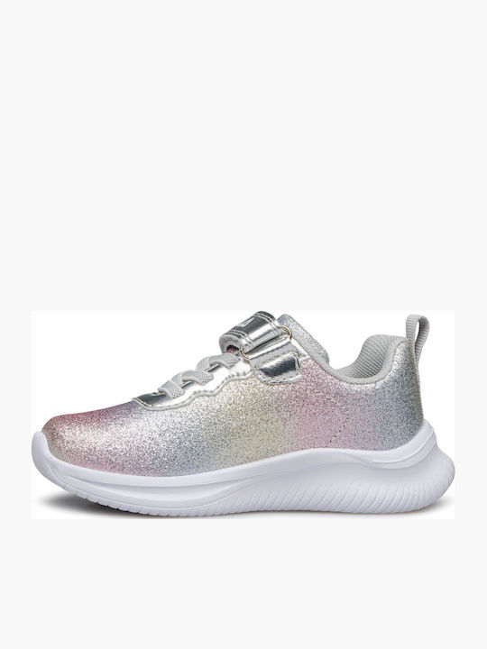 Memory Παιδικά Sneakers με Σκρατς Ασημί