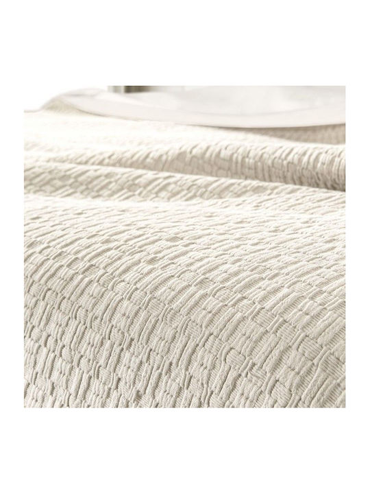 Guy Laroche Nikki Pique Blanket Double 240x260cm Cream