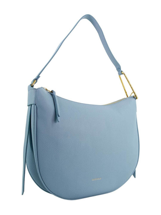 Coccinelle Women's Leather Shoulder Bag Light Blue