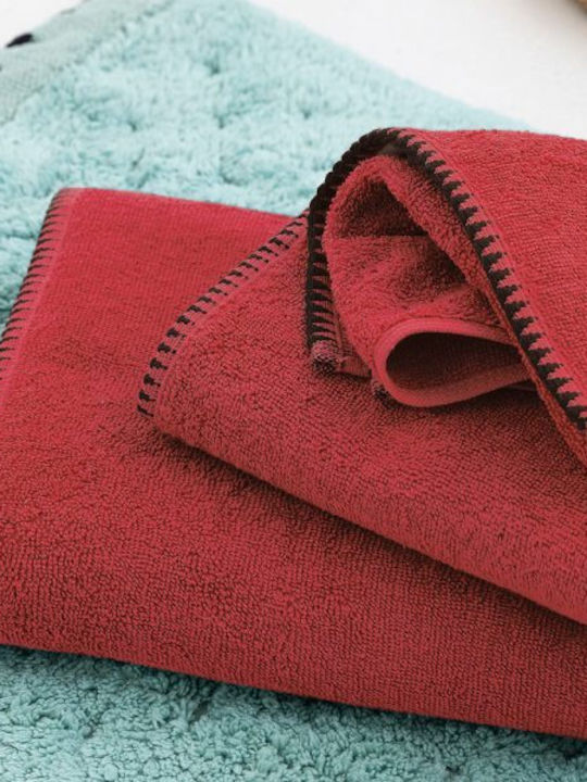 Palamaiki 3-tlg. Set Badetücher Brooklyn Red Gewicht 500gr/m²
