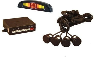 GRC Tech Car Parking System with Screen and 4 Sensors in Black Color