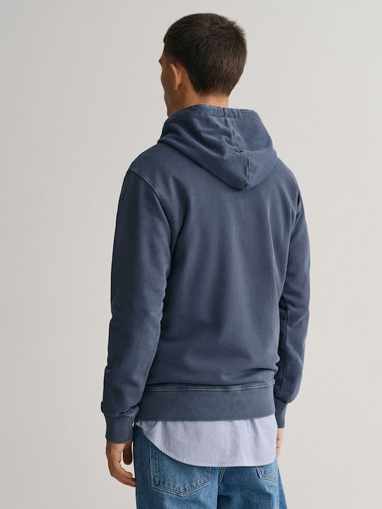 Gant Men's Sweatshirt with Hood Navy Blue