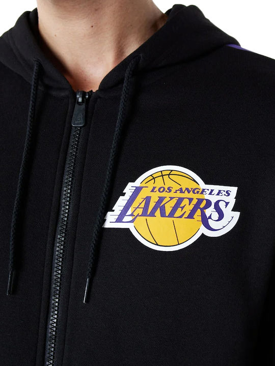 LA Lakers Cardigan with Black Hood