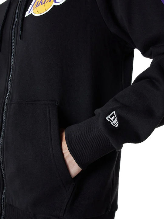 LA Lakers Cardigan with Black Hood