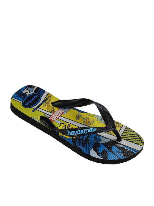 Havaianas Top Marvel Classics Flip Flops Μαύρα