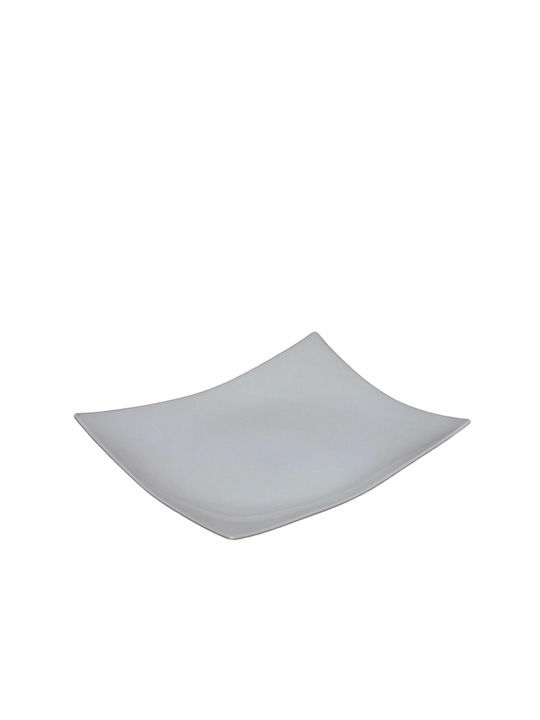 Karvounis Serving Platter Rectangular made of Porcelain White 40x28cm