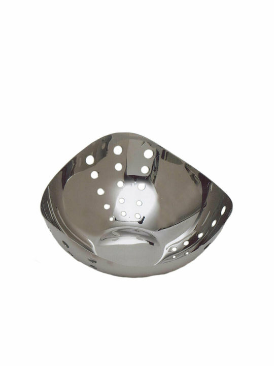 London Fruit Bowl Inox Silver 30x30cm