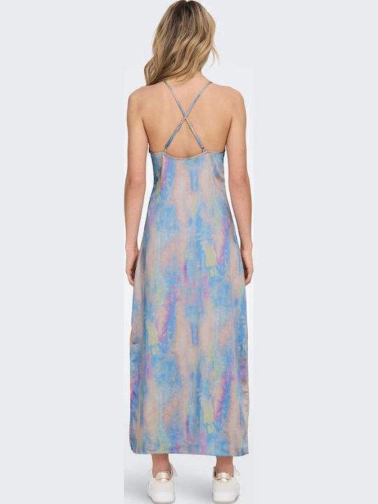 Aya Mayra Summer Maxi Slip Dress Dress with Slit