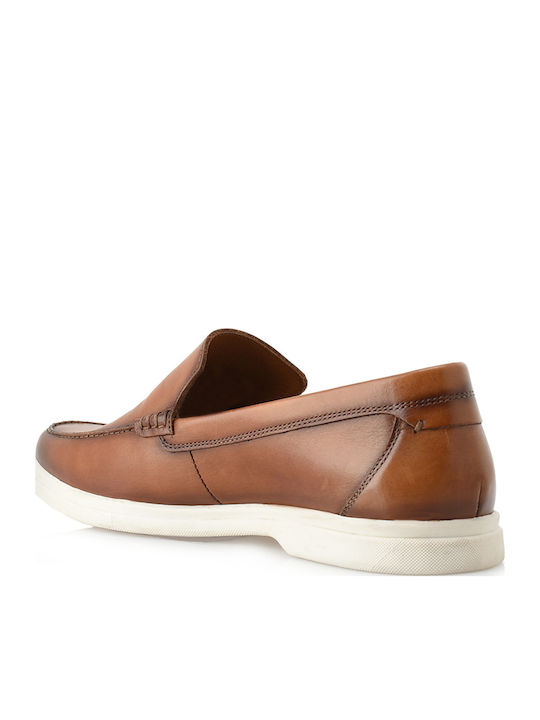 Δερμάτινα Ανδρικά Loafers Tan Cow Crust
