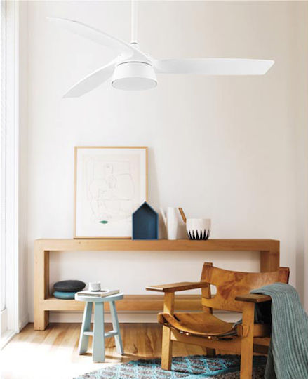 Lucci Air Bronx Ceiling Fan 132cm with Light White