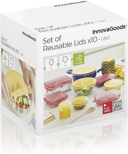 InnovaGoods Lidyc Capacul containerului din Silicon 6.5cm V0103228 10buc