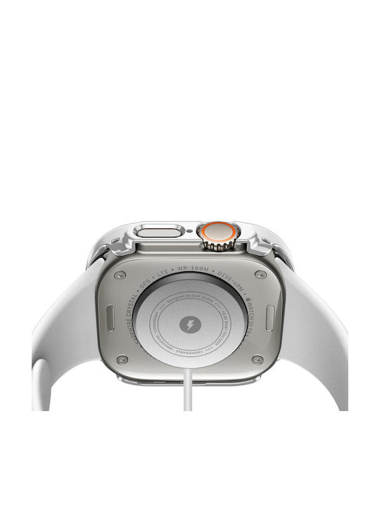Dux Ducis Πλαστική Θήκη σε Ασημί χρώμα για το Apple Watch Ultra 49mm