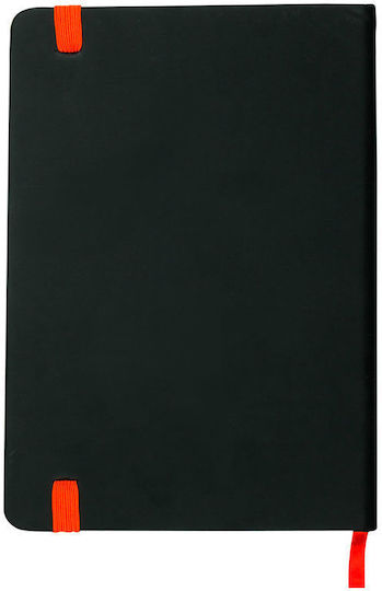 Cinereplicas Notebook 80 Sheets A5 Ruled with Elastic Black