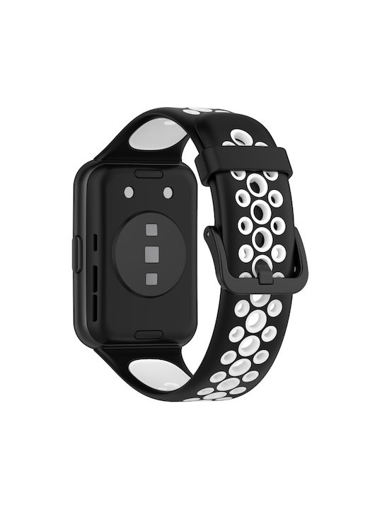 Λουράκι Μαύρο/Λευκό (Huawei Watch Fit 2) Λουράκι Μαύρο/Λευκό (Huawei Watch Fit 2)
