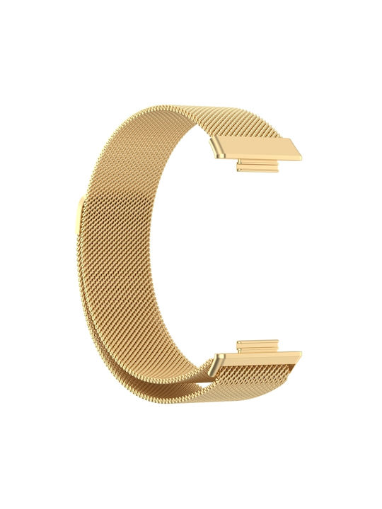 Milan Каишка Неръждаема стомана Златист (Huawei Watch Fit 2 - Хуавей Уотч Фит 2) EDA003301901G