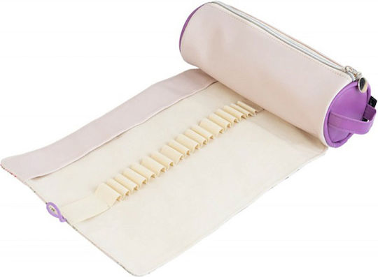 Grupo Erik Botanical Pencil Case Barrel Purple