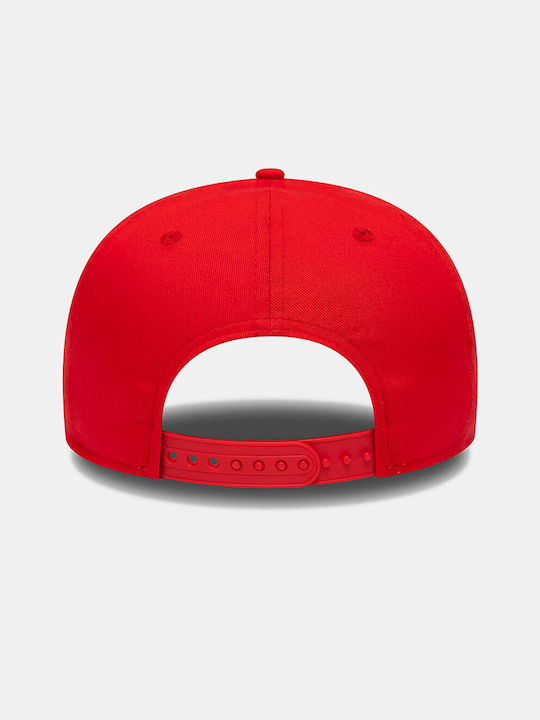 New Era 9Fifty Chicago Bulls Jockey mit geradem Schirm Rot