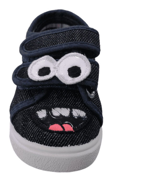 Kinder Sneakers mit Klettverschluss Blau