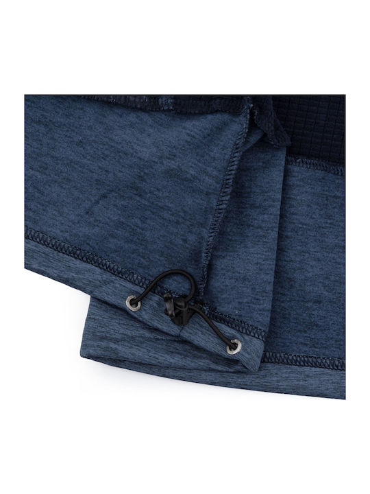 Ανδρική Ζακέτα Fleece με Κουκούλα Γκρι